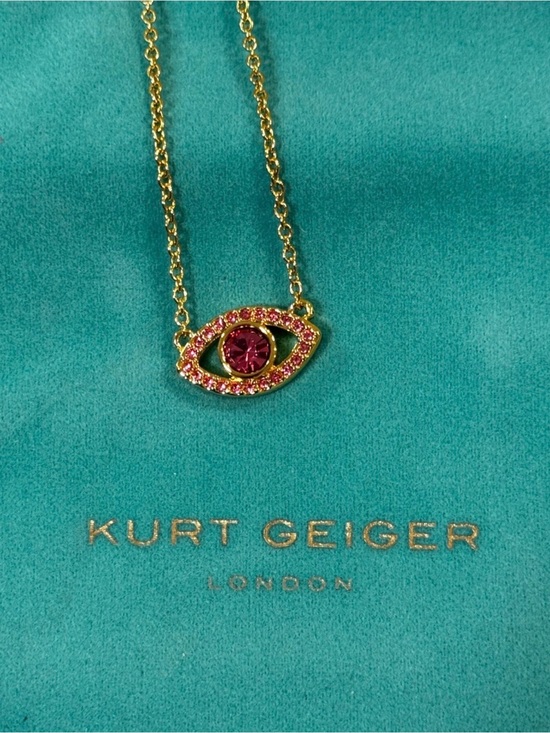 Kurt Geiger Jewelry - Kurt Geiger Pink Pendant Necklace NWT